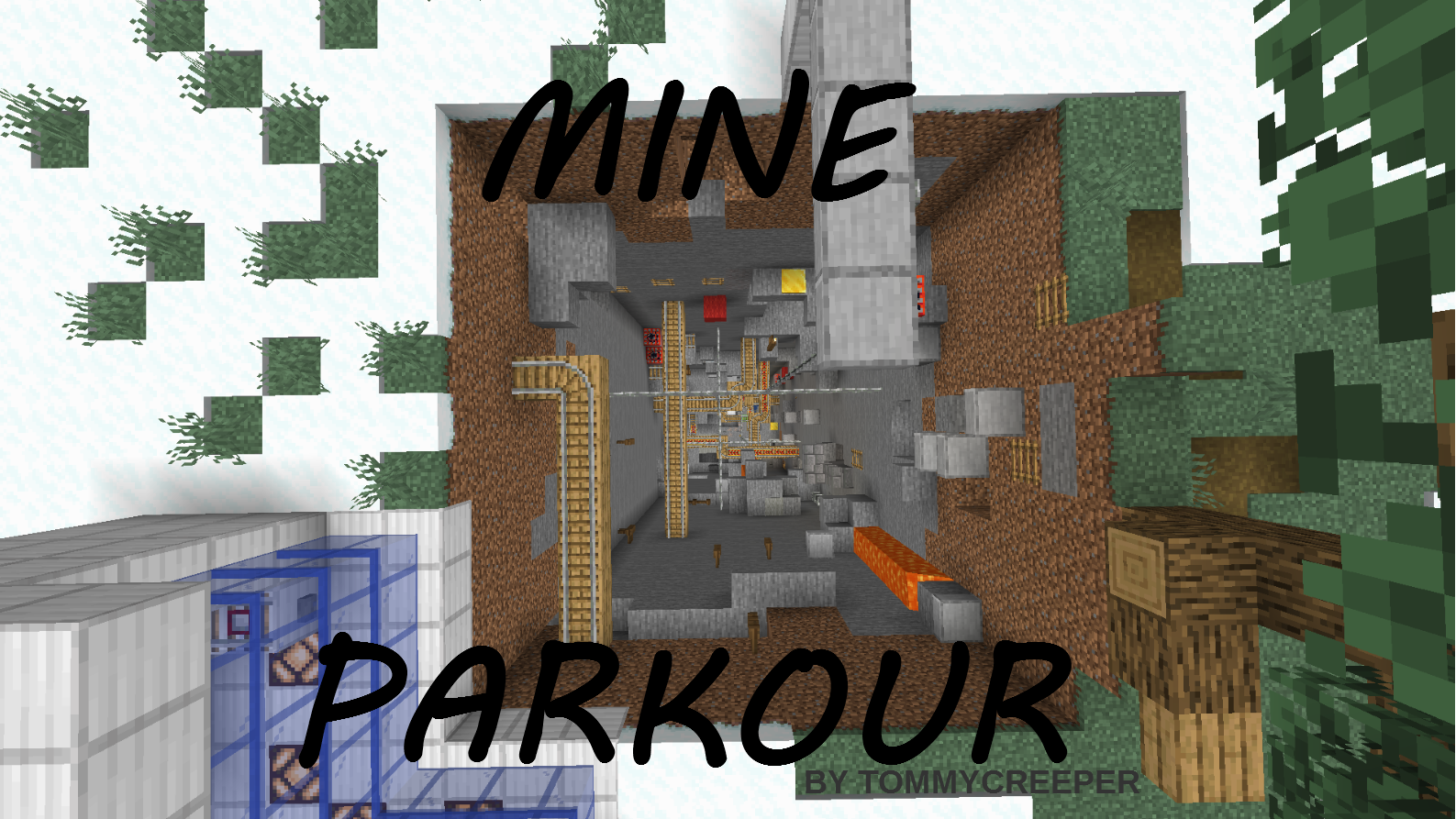 Unduh Mine Parkour untuk Minecraft 1.15.2